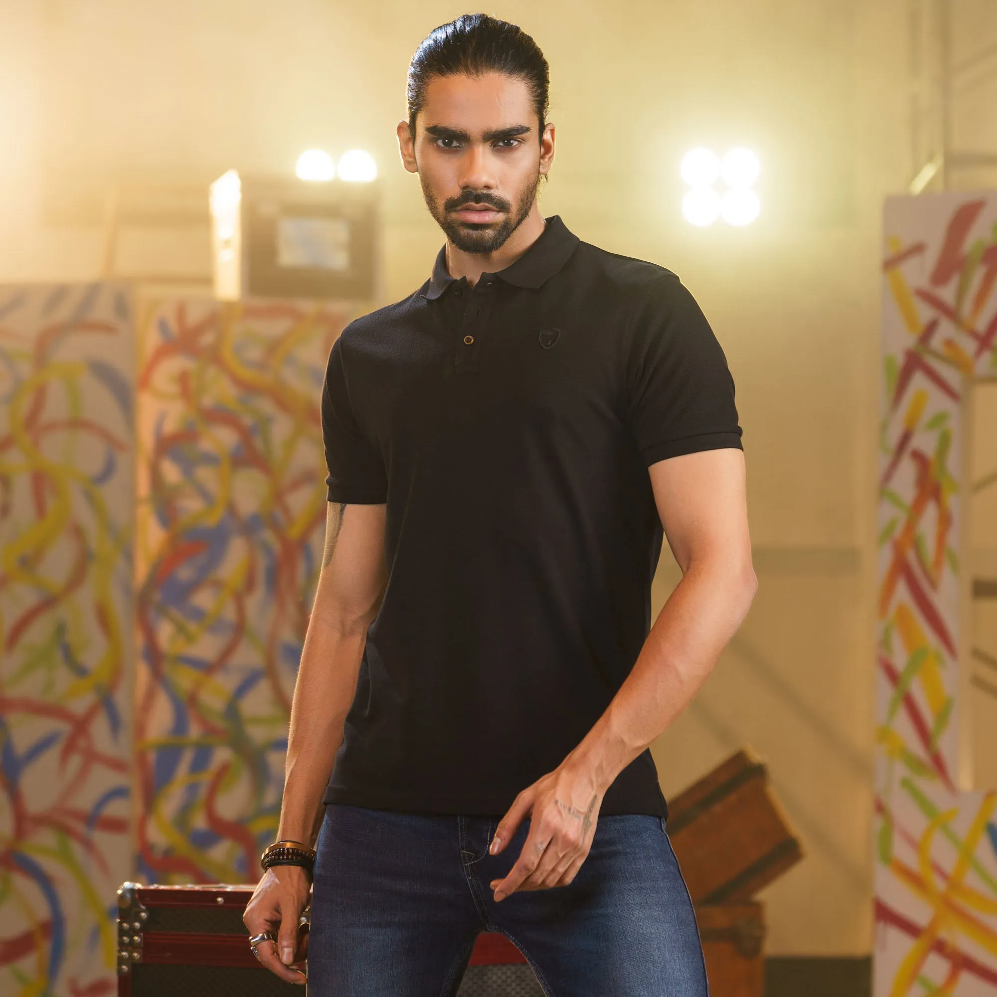 Mens Polo-Black