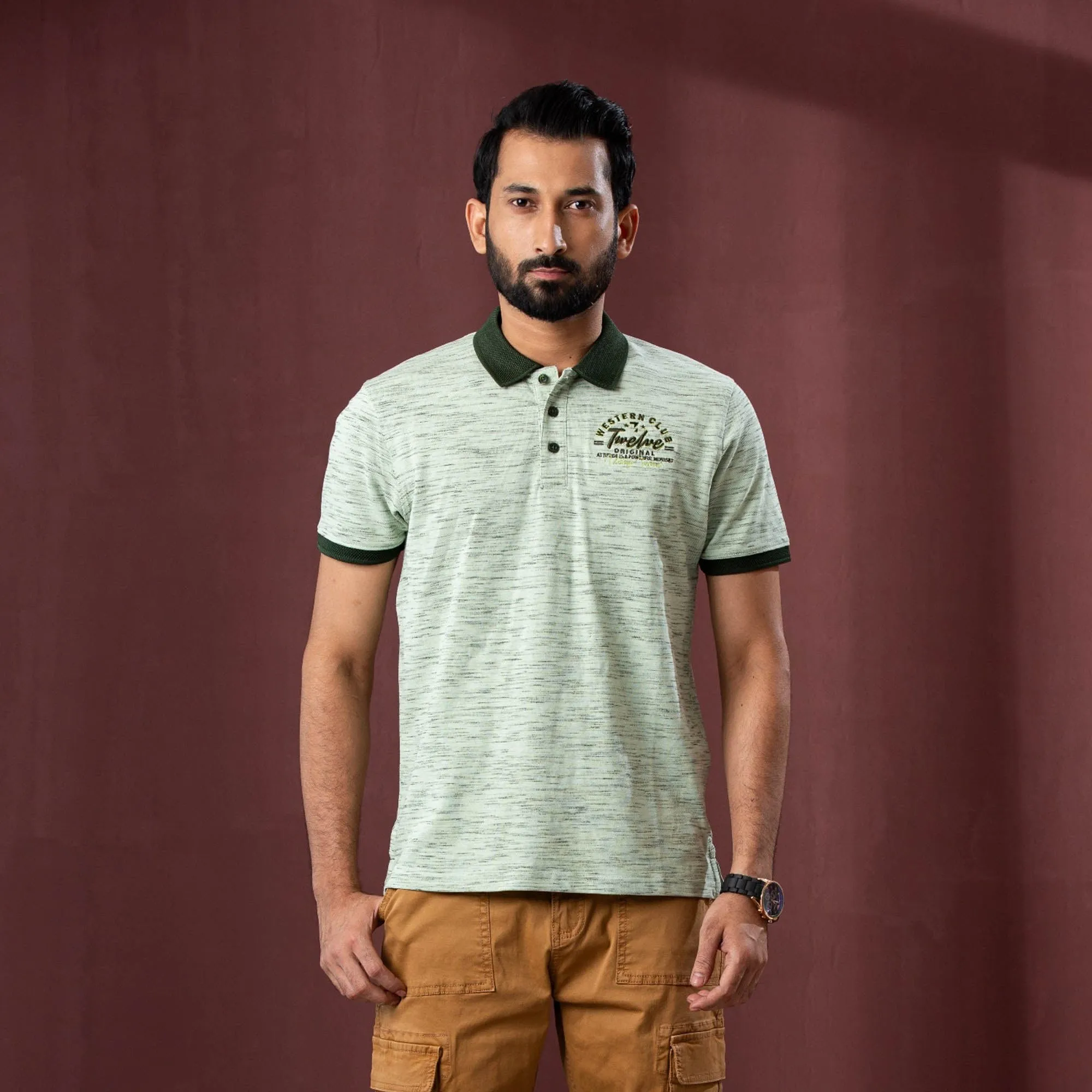 Mens Polo-Green