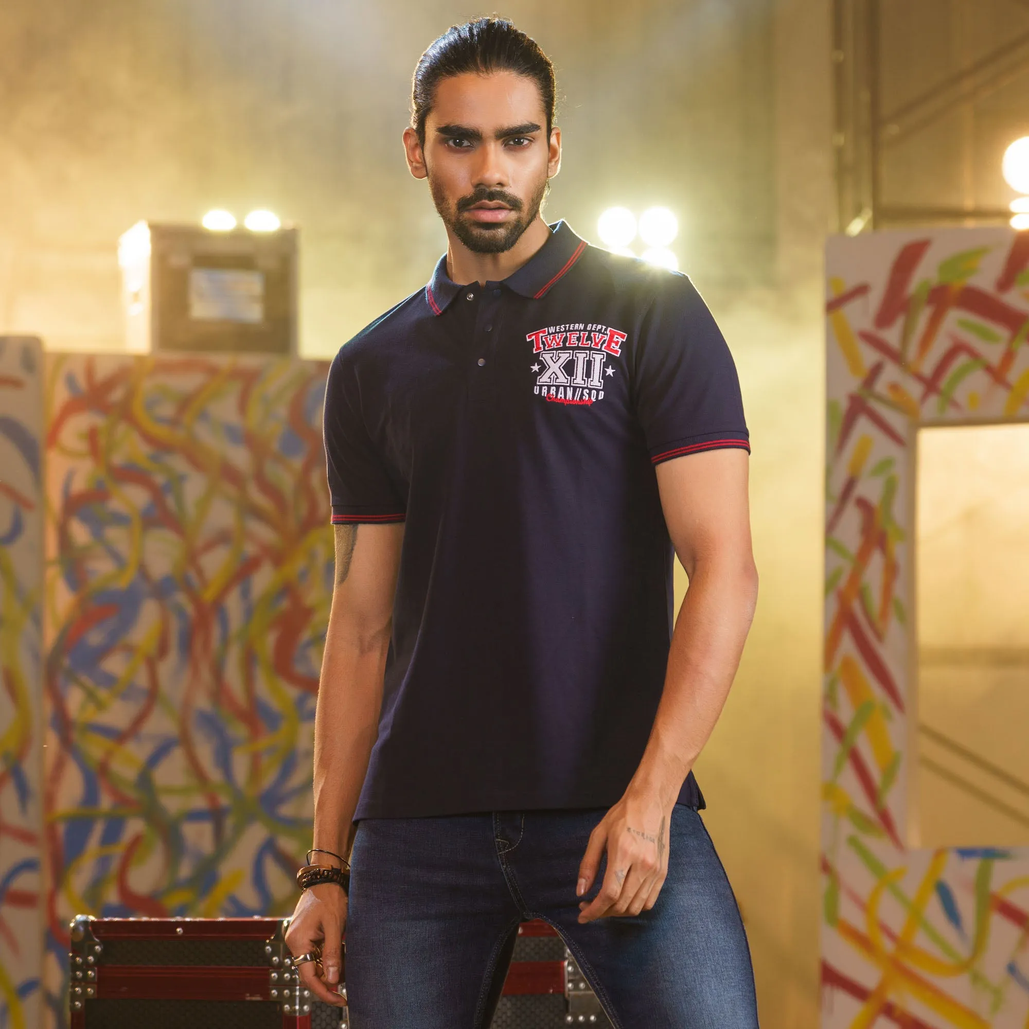 Mens Polo-Navy