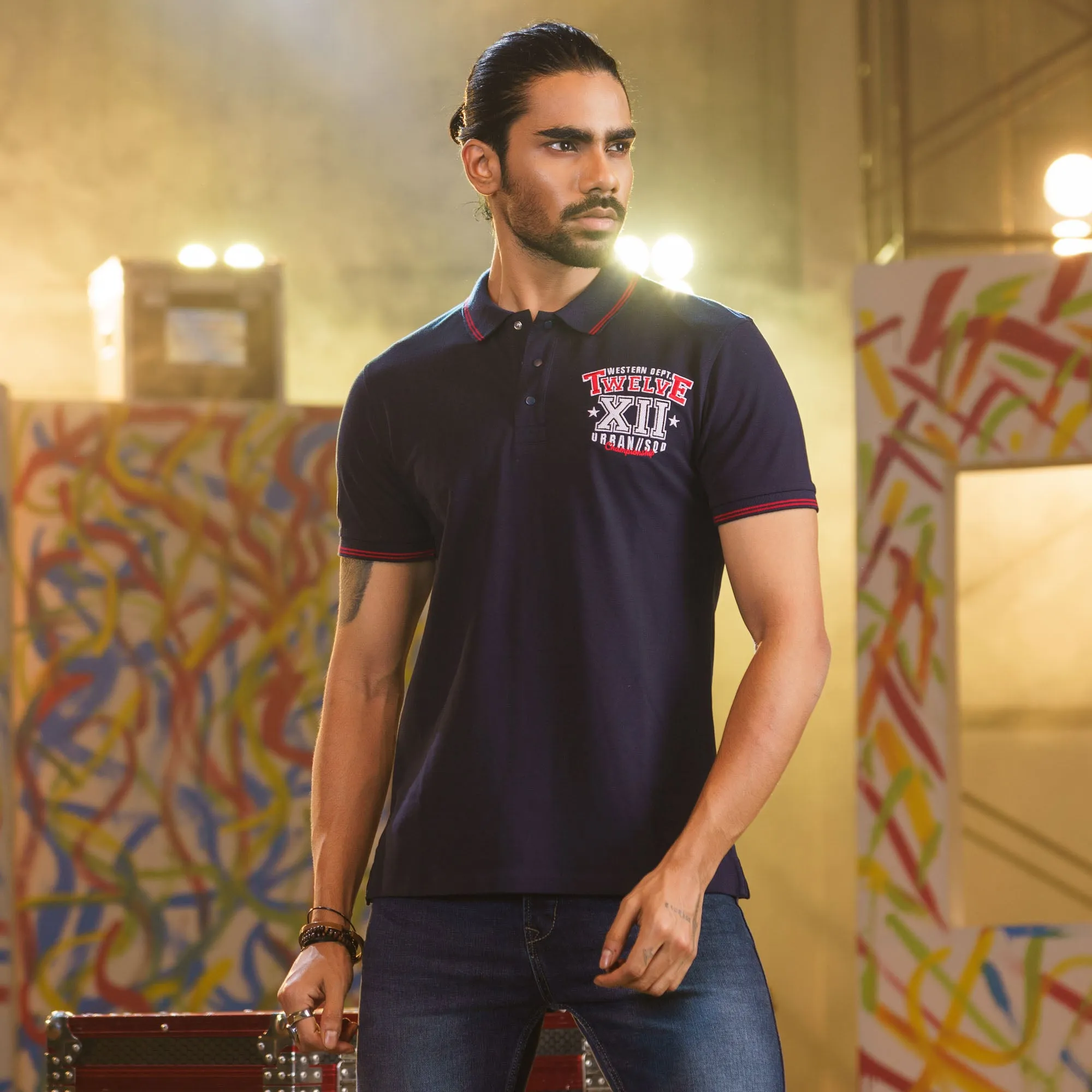 Mens Polo-Navy