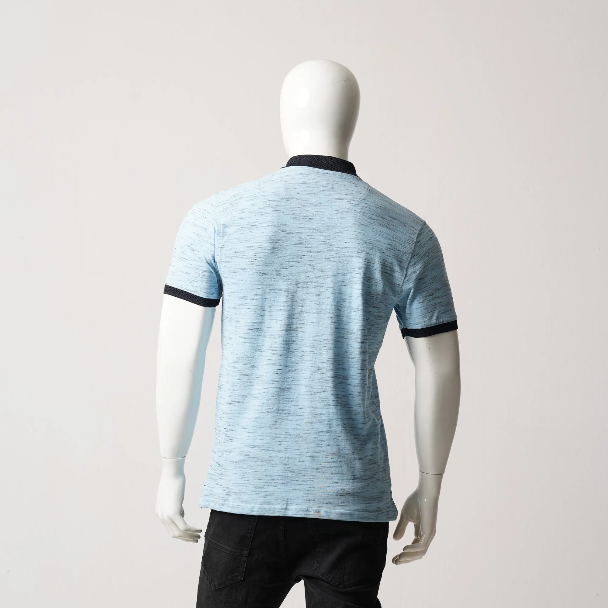 Mens Polo-Sky Blue