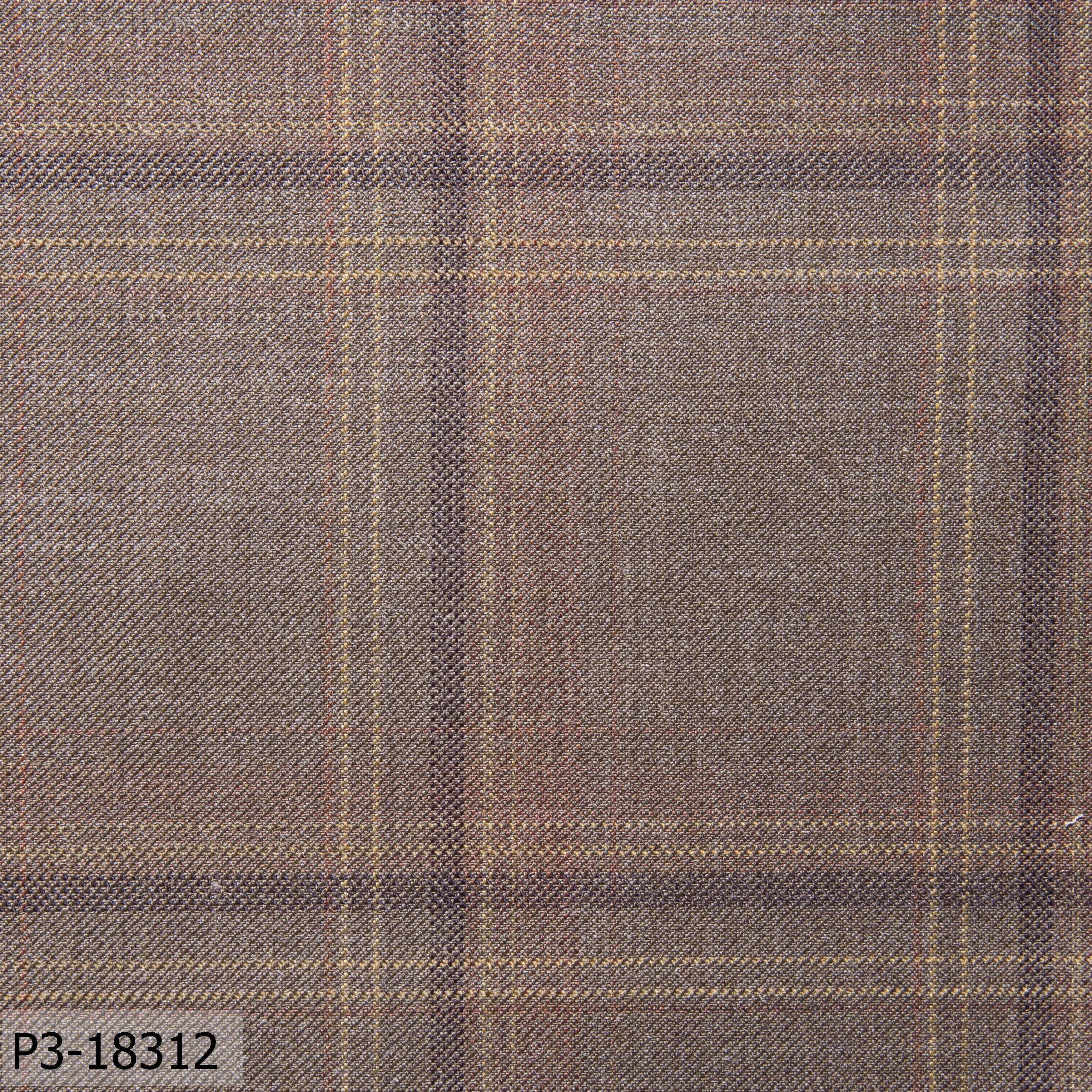 Mocha Brown with Dark Check Suit