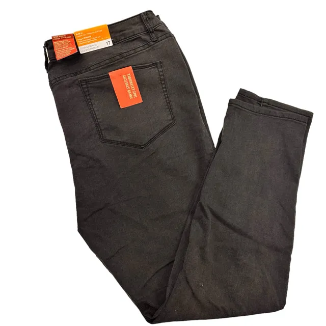 Mossimo Ankle Black Slim Fit Jeans NWT Women's Size 17