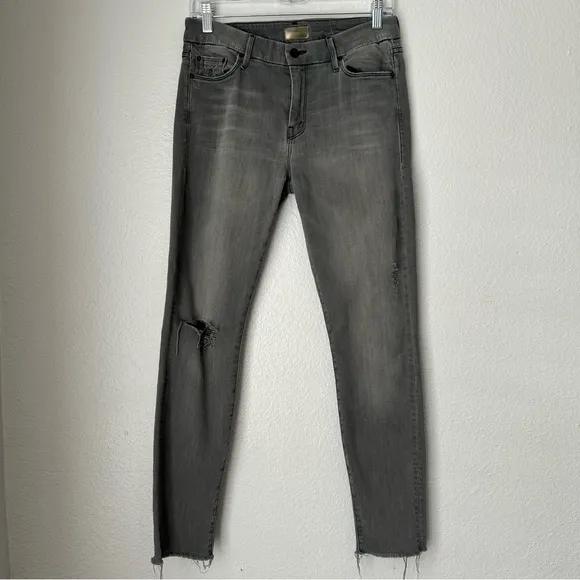 MOTHER The Looker Ankle Fray Last chance Saloon Mother Jeans Mother raw hem 29