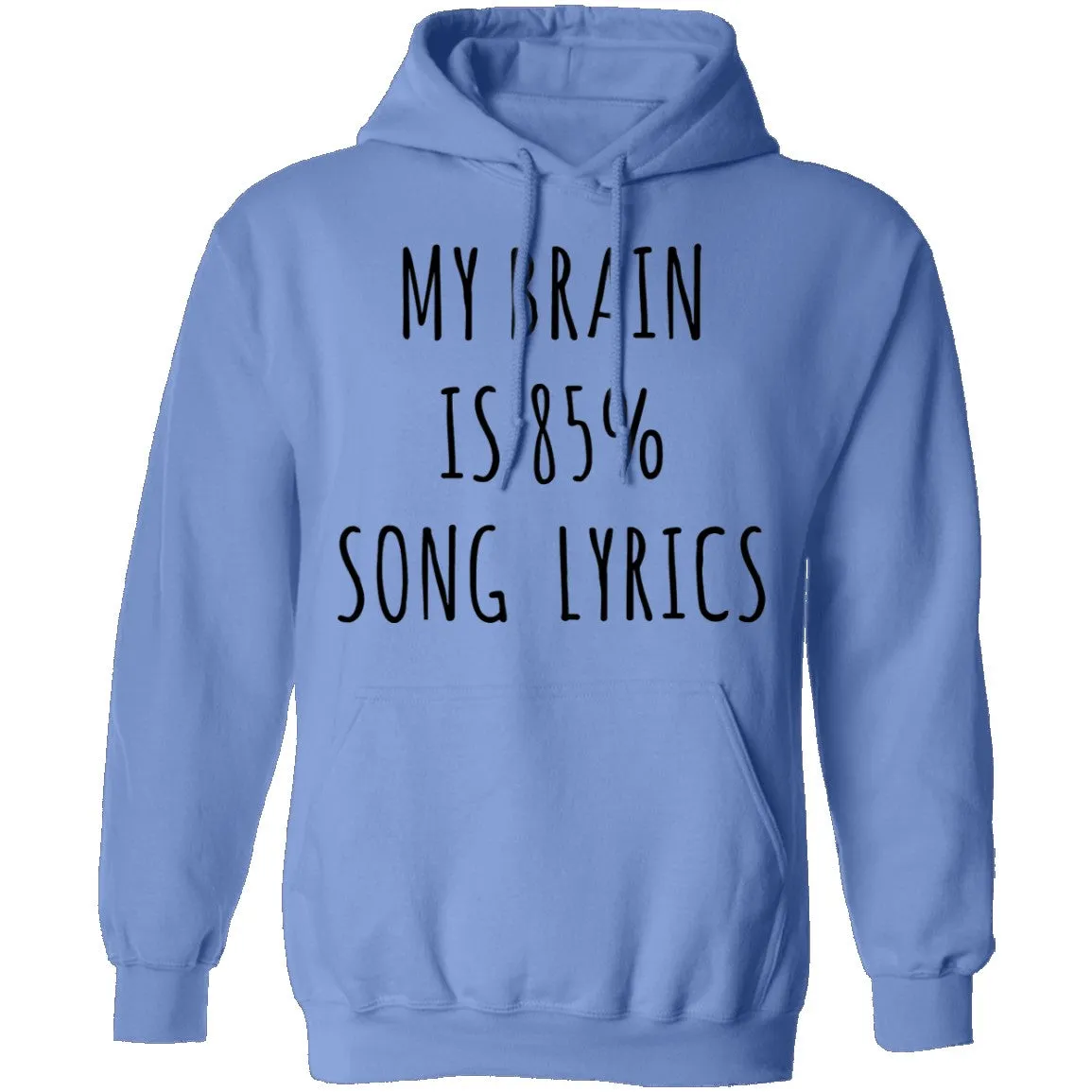 My Brain is 85% Song Lyrics T-Shirt