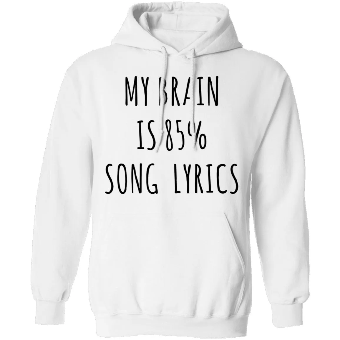My Brain is 85% Song Lyrics T-Shirt