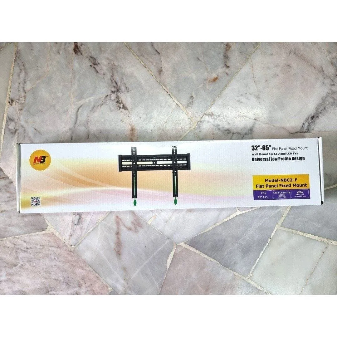 NB North Bayou Flat Panel TV Fixed Wall Mount - NBC2-F