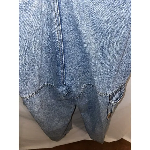 New Order Women’s Straight Jeans Size 30x30 Blue Acid Wash Streetwear Grunge
