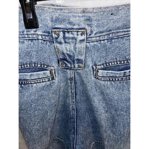 New Order Women’s Straight Jeans Size 30x30 Blue Acid Wash Streetwear Grunge