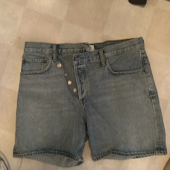NWT Agolde size 29 Organic Denim Blue Jean shorts