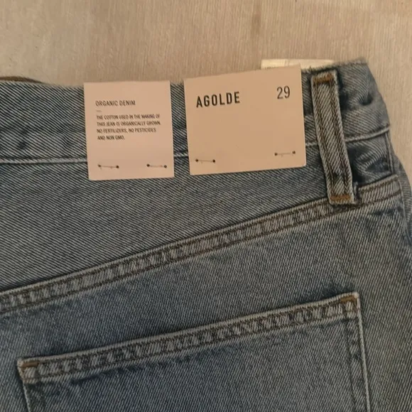 NWT Agolde size 29 Organic Denim Blue Jean shorts