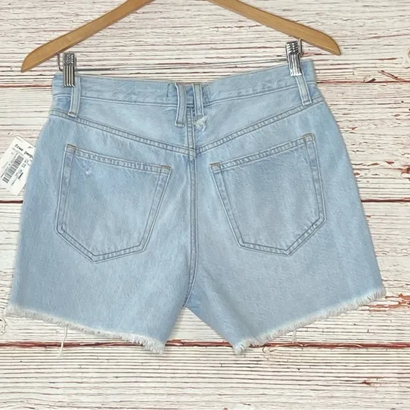 NWT Free People We The Free Makai Cut Off Jean Shorts in Playa Paraiso S…