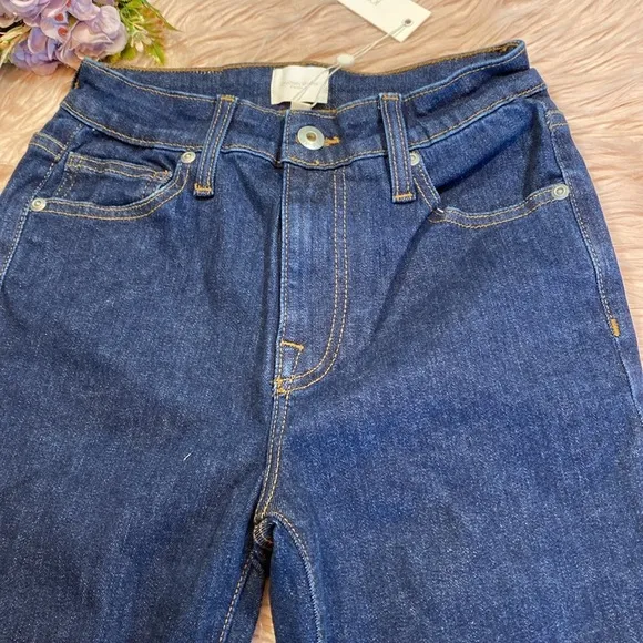 NWT Jonathan Simkhai River High Rise Straight Jeans sz 25