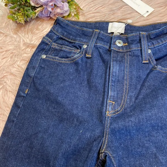 NWT Jonathan Simkhai River High Rise Straight Jeans sz 25