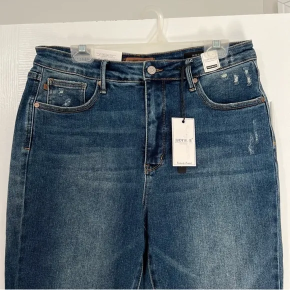 NWT Judy Blue High Rise Tummy Control Slim Fit Jeans