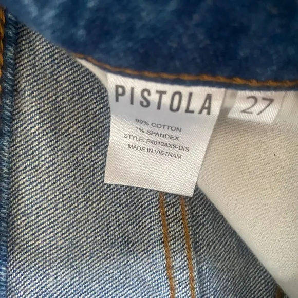 NWT Pistola Winston High Rise Cut Off Distressed Denim Shorts Size 27 NEW