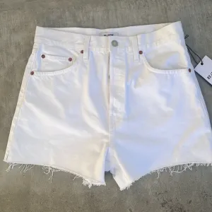 NWT Re/Done Originals 50s Cutoffs Jean Shorts in White