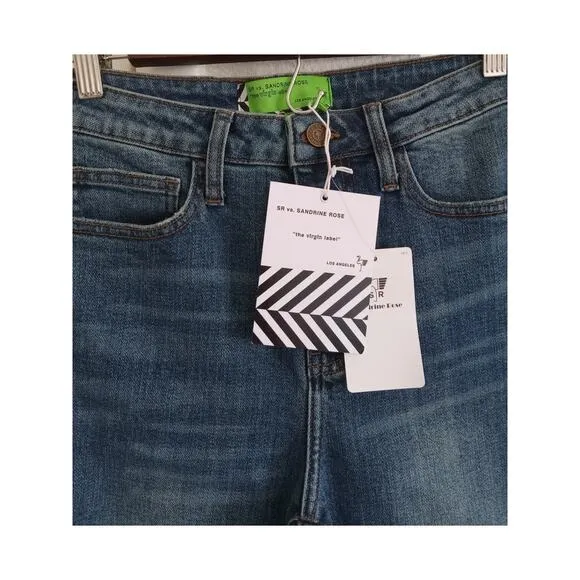 NWT Sandrine Rose x Free People Straight Leg Jeans Size Size 27
