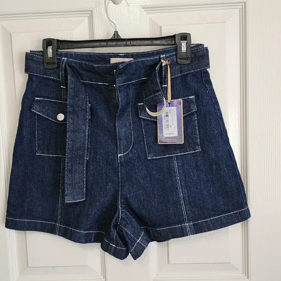NWT Ted Baker London Bakerpatch Pocket Denim shorts size 28
