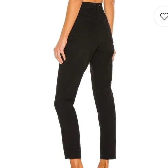 NWT WeWoreWhat The Danielle Crystal Button Fly Black Jeans