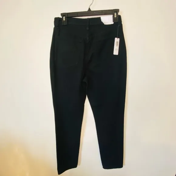 NWT WeWoreWhat The Danielle Crystal Button Fly Black Jeans