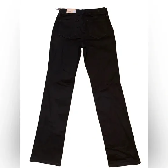 NYDJ Extremely Strechy Black Straight Leg Lift Tuck Marilyn Jeans Womens Size 4