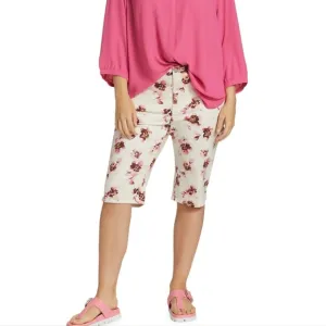 NYDJ Printed Stretch Jean Shorts