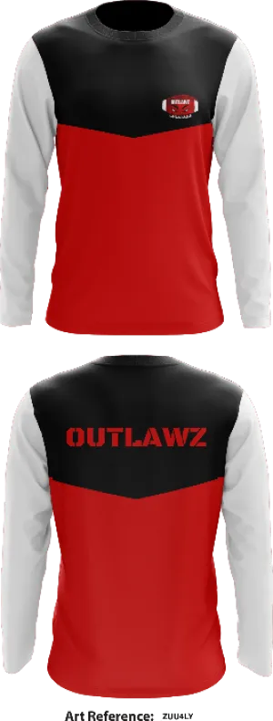 Outlawz Store 1 Core Men's LS Performance Tee - zuU4LY
