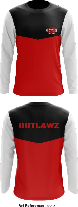 Outlawz Store 1 Core Men's LS Performance Tee - zuU4LY