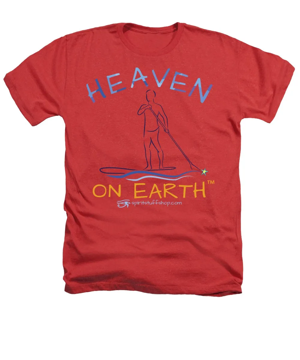 Paddle Board Heaven On Earth - Heathers T-Shirt