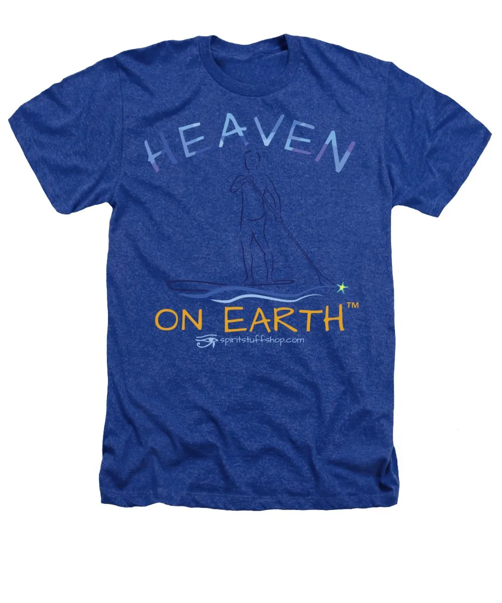 Paddle Board Heaven On Earth - Heathers T-Shirt