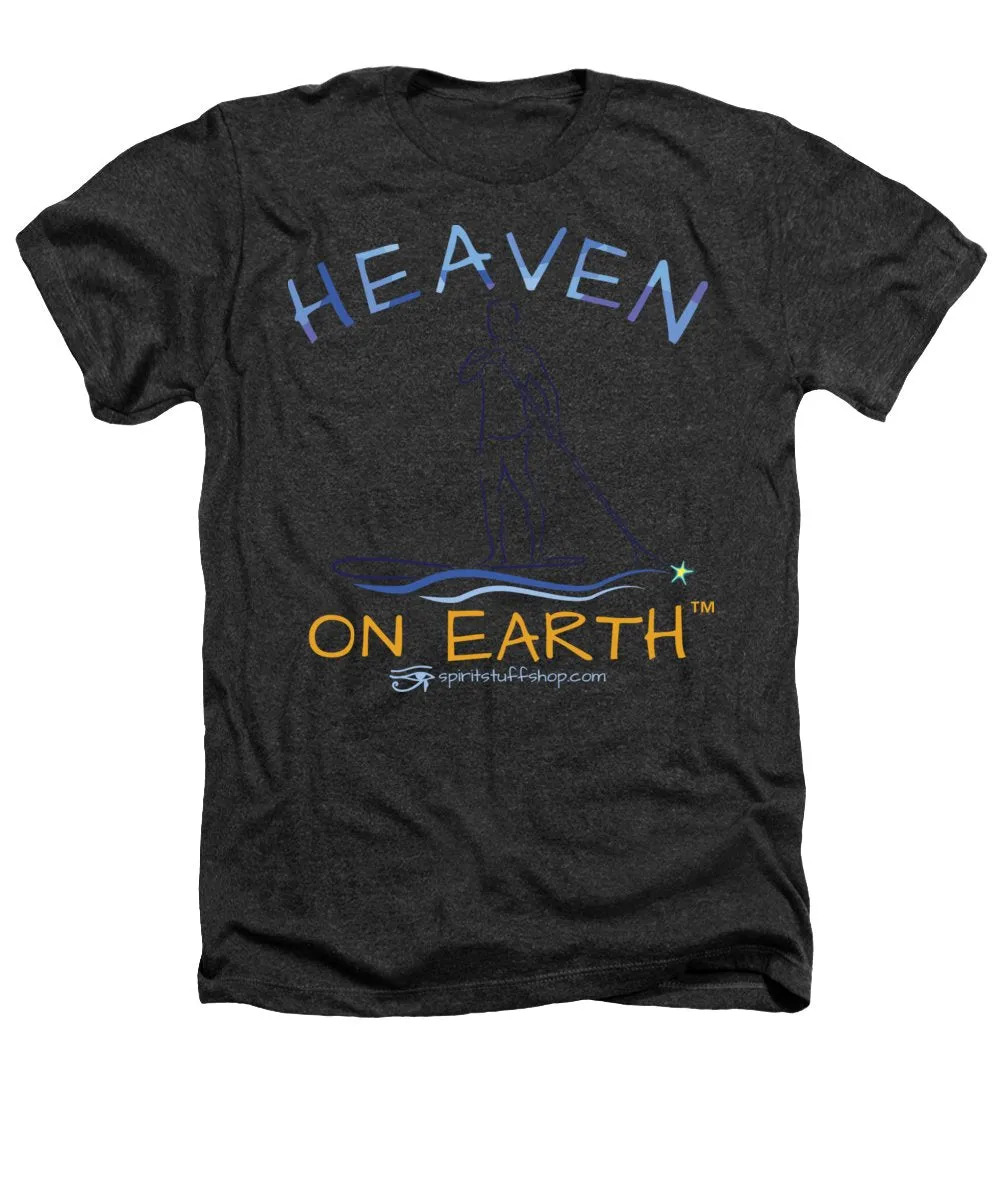 Paddle Board Heaven On Earth - Heathers T-Shirt