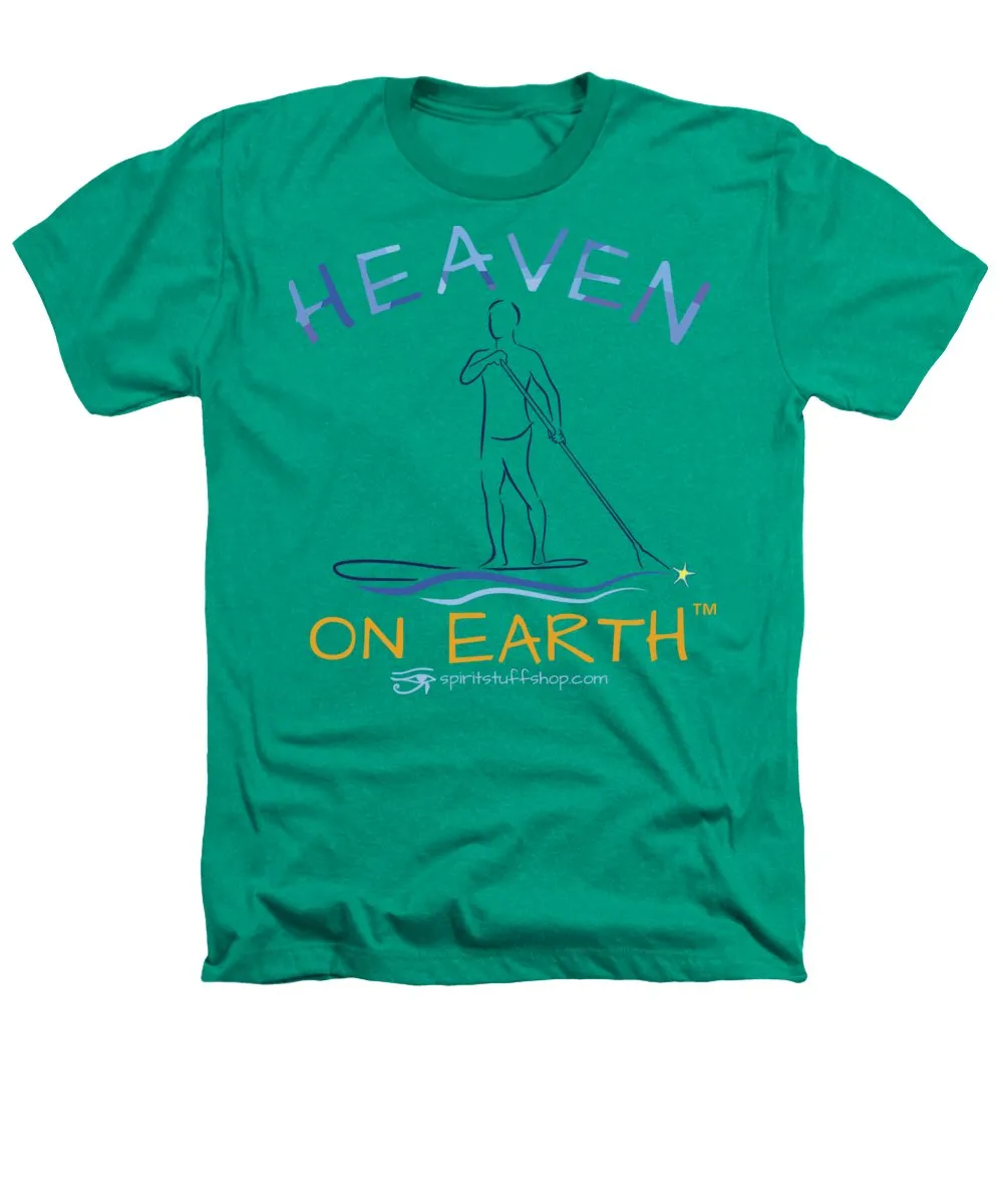Paddle Board Heaven On Earth - Heathers T-Shirt