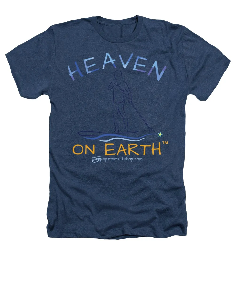 Paddle Board Heaven On Earth - Heathers T-Shirt
