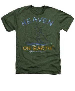 Paddle Board Heaven On Earth - Heathers T-Shirt