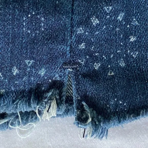 Paige Boho Cheeky Cut Off Denim Shorts 29 NWOT