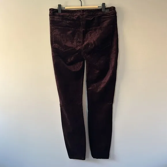 Paige Hoxton Ankle‎ Velvet Jeans Sz 31
