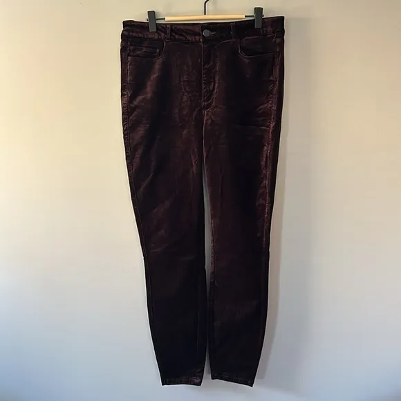 Paige Hoxton Ankle‎ Velvet Jeans Sz 31
