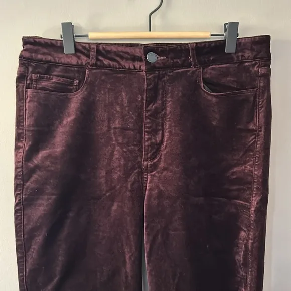 Paige Hoxton Ankle‎ Velvet Jeans Sz 31