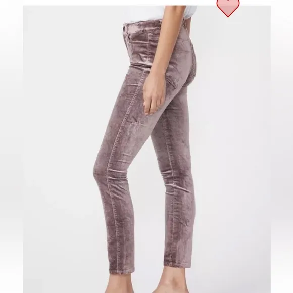 Paige Hoxton Ankle‎ Velvet Jeans Sz 31