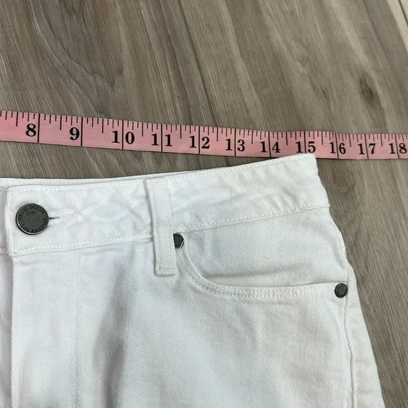 Paige Jimmy Jimmy short white denim shorts size 28