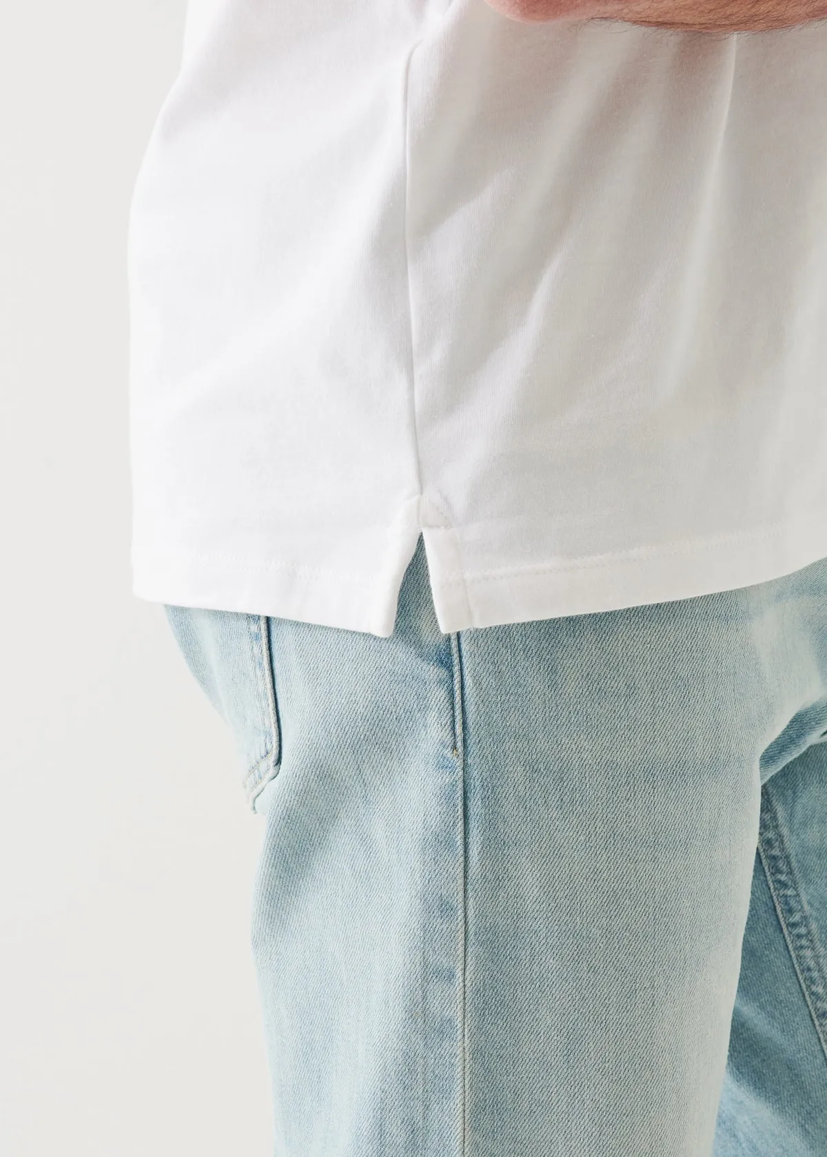 Patrick Assaraf Cotton Stretch Polo - White