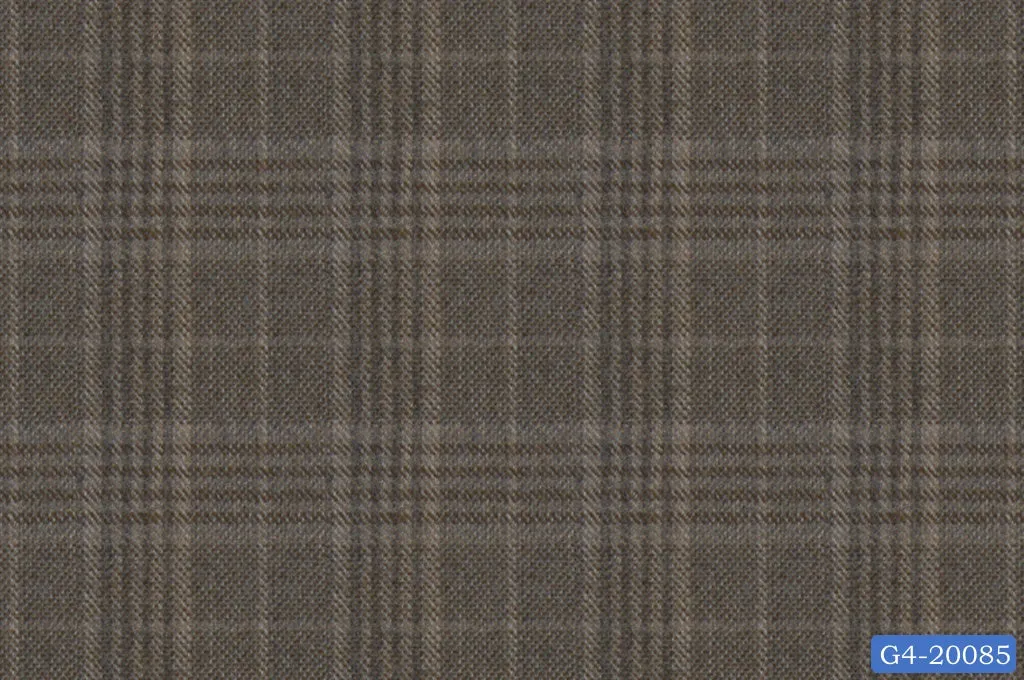 Peanut Brown Prince of Wales Check Suit