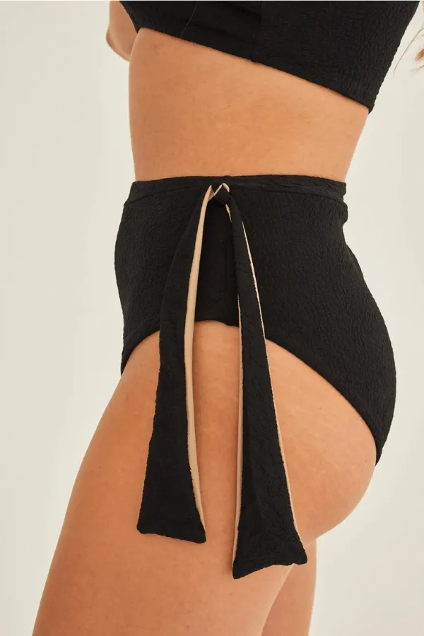 Perfectly Imperfect Bikini Bottom - Black