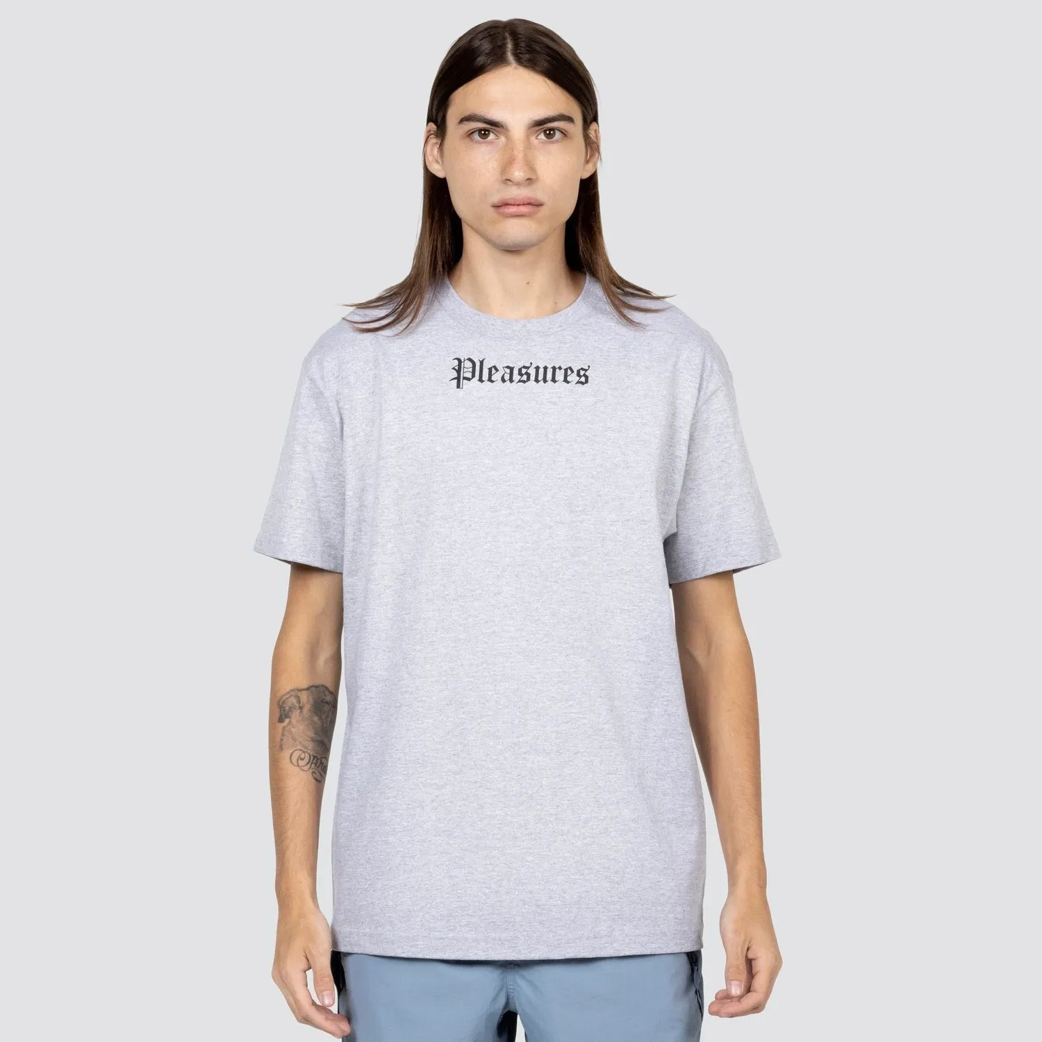 Pleasures Men Pub T-Shirt Heather Grey
