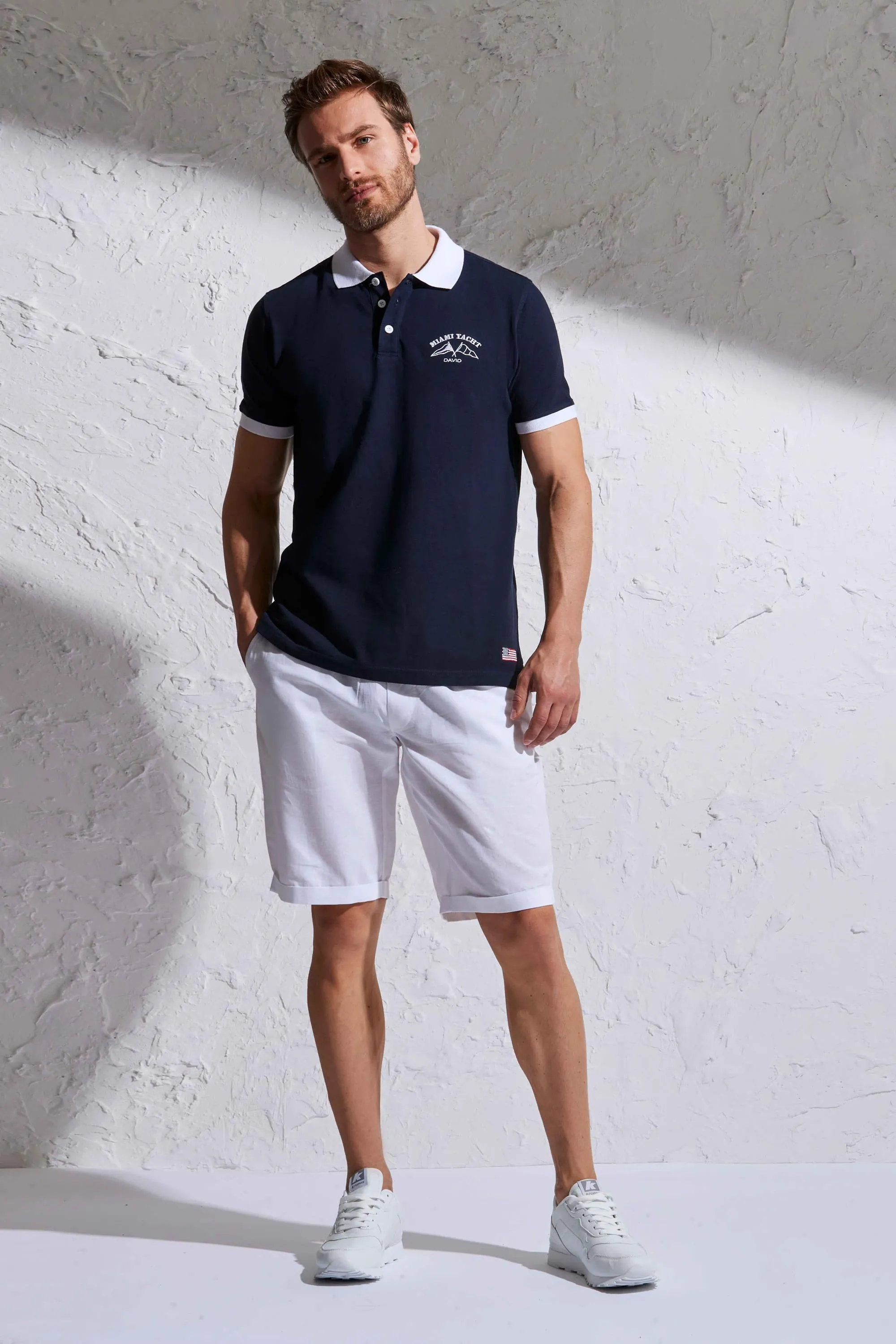 Polo blu