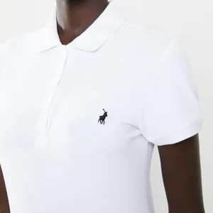Polo Margot Pony Stretch Ladies Golfer White