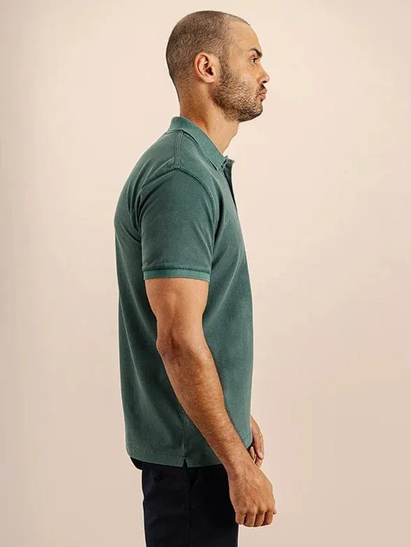 Polo Overdyed Golfer Turquoise