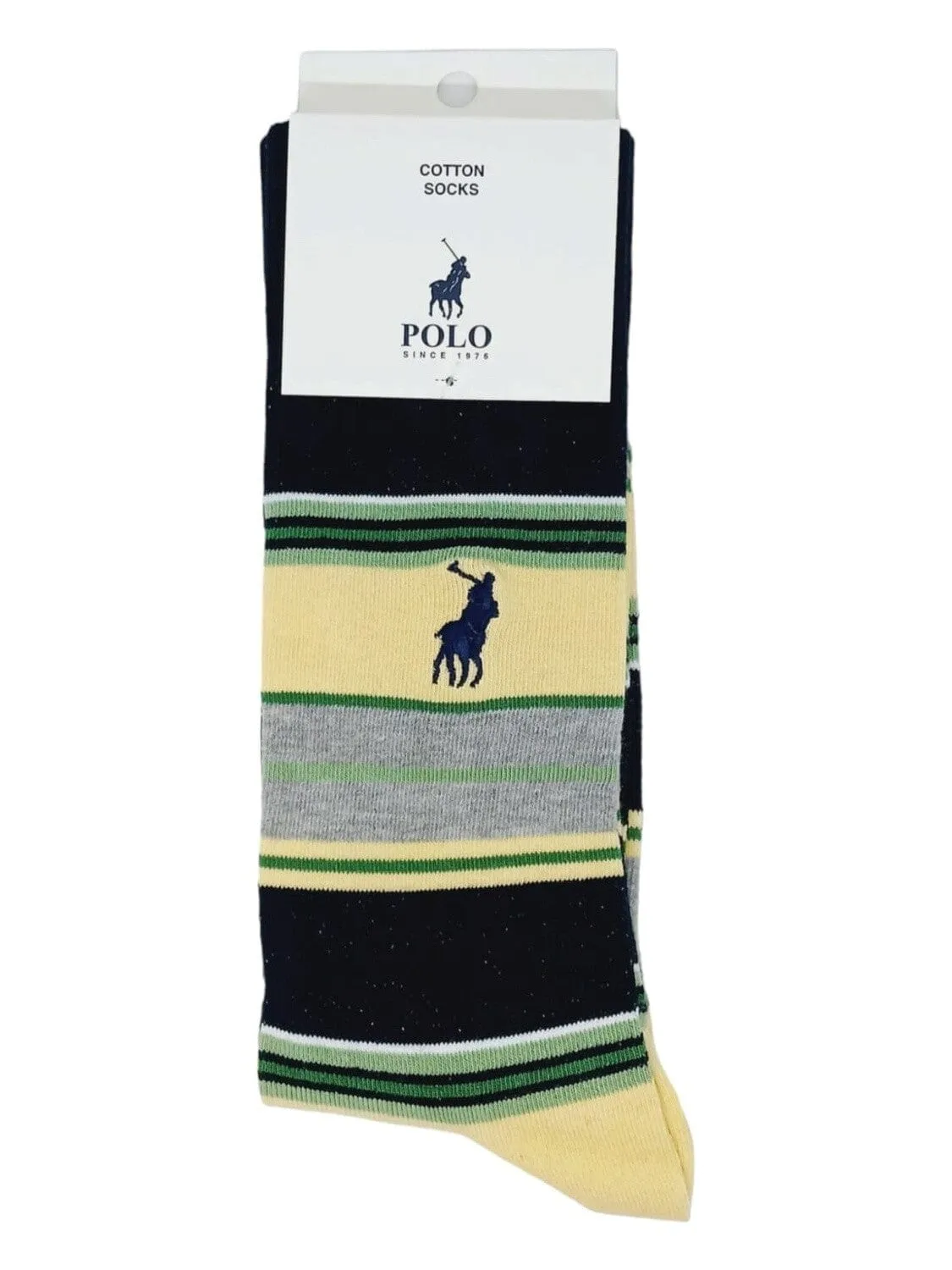 Polo Stripe Socks Yellow