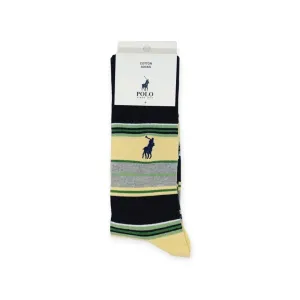Polo Stripe Socks Yellow